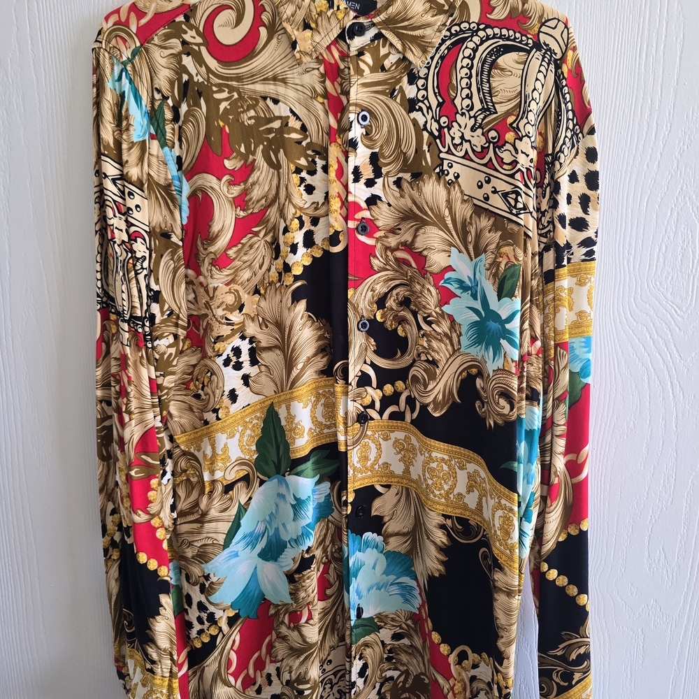 Vibrant Multicolor Men's Casual Shirt